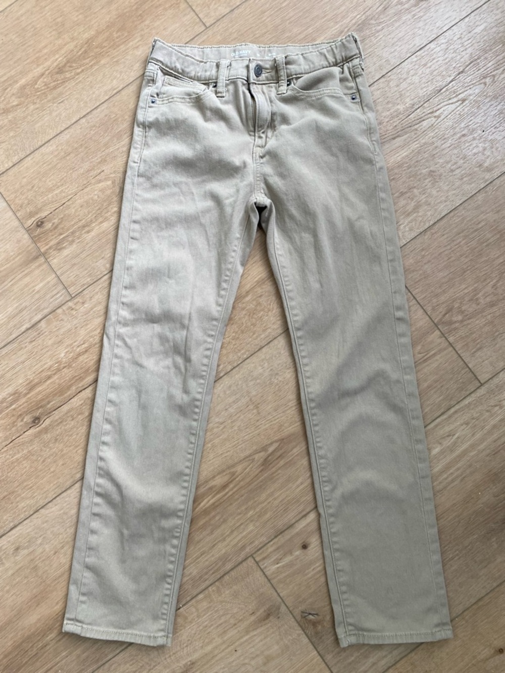 Old Navy Slim Pant Light Khaki Boys Sz 12 - Great Condition